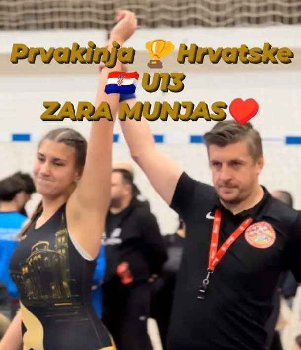 HRVAČKI KLUB ZADAR USPJEŠAN NA DRŽAVNOM PRVENSTVU U ZAGREBU! Zara Munjas prvakinja Hrvatske, Bahtović viceprvak, Rados brončani