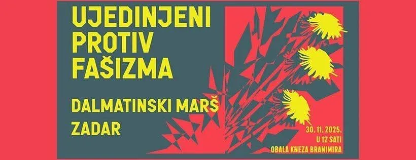 Dalmatinski marš iz Zadra: Regija ustaje protiv fašizma, nasilja i zabrana