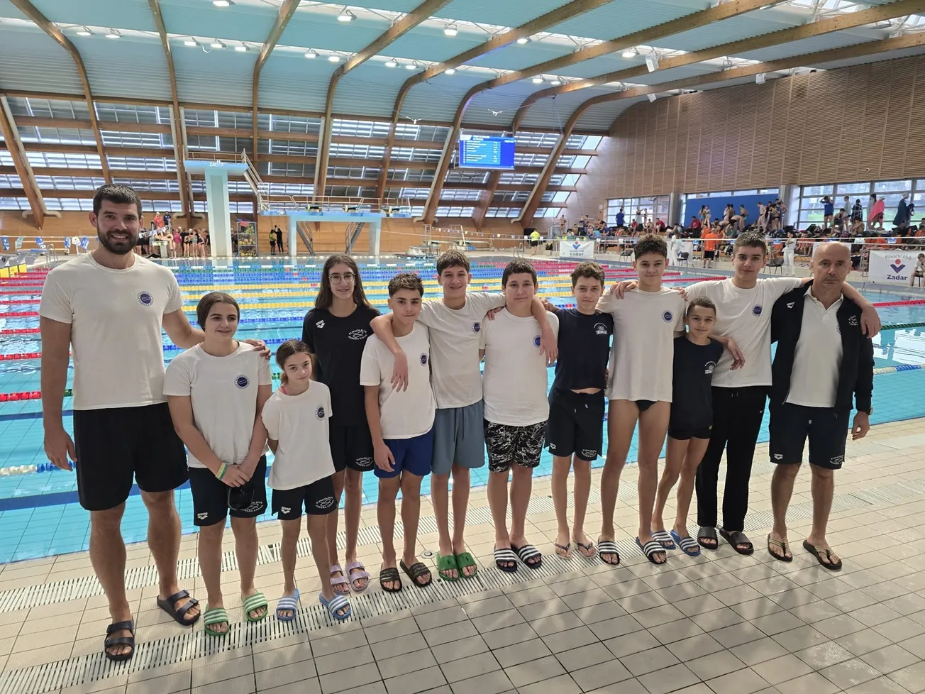 Mladi plivači PK Jadera blistali na 16. Međunarodnom mitingu "Sveti Krševan"