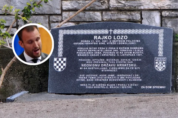 Nakon Erlićeve naredbe uklonjena spomen ploča hrvatskom branitelju Rajku Lozi