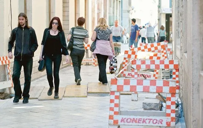 Zadarske ulice raskopane uoči turističke sezone
