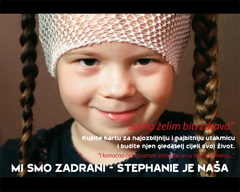 MI SMO ZADRANI STEPHANIE JE NAŠA: Kupite “Kartu Života” i pomozite maloj Stephanie