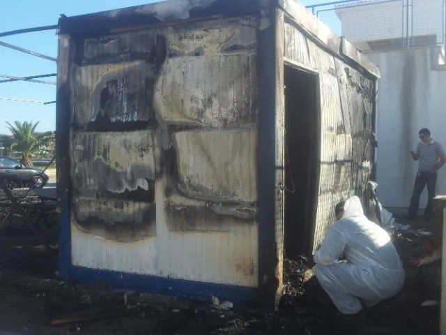 Ponovno izgorio kiosk Lazara Čibarića u Bibinjama