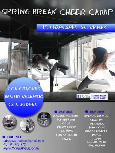 Spring break cheer camp – 15. i 16.4.2014