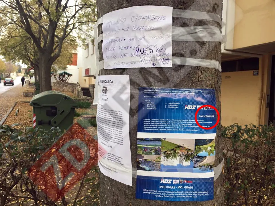 FOTO: Blamaža godine: HDZ-ovci ne znaju imena kvartova u Zadru!