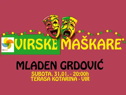 VIDEO – Sutra u 20 sati na Viru veliki koncert Mladena Grdovića!