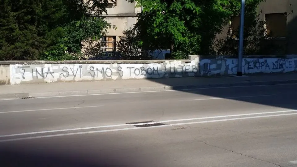 Tina Katanić dobila grafit na zadarskoj Voštarnici