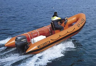 Spašen Čeh u gumenjaku