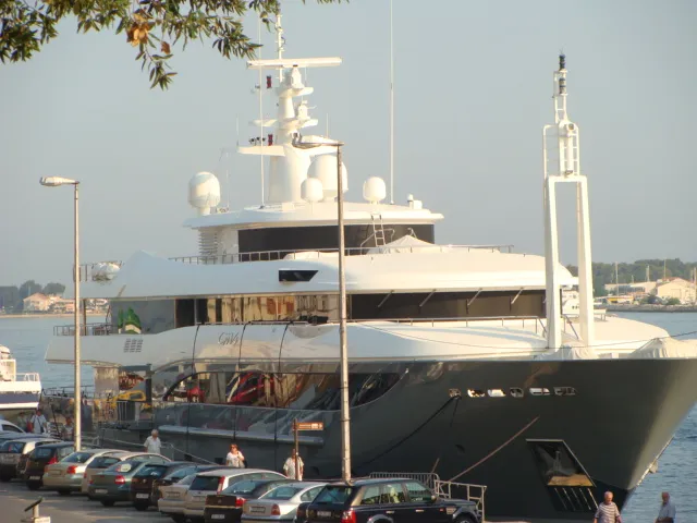 Jahta talijanskog milijardera Volpija u Zadru