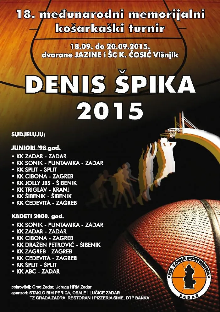 Košarkaški turnir u spomen na Denisa Špiku