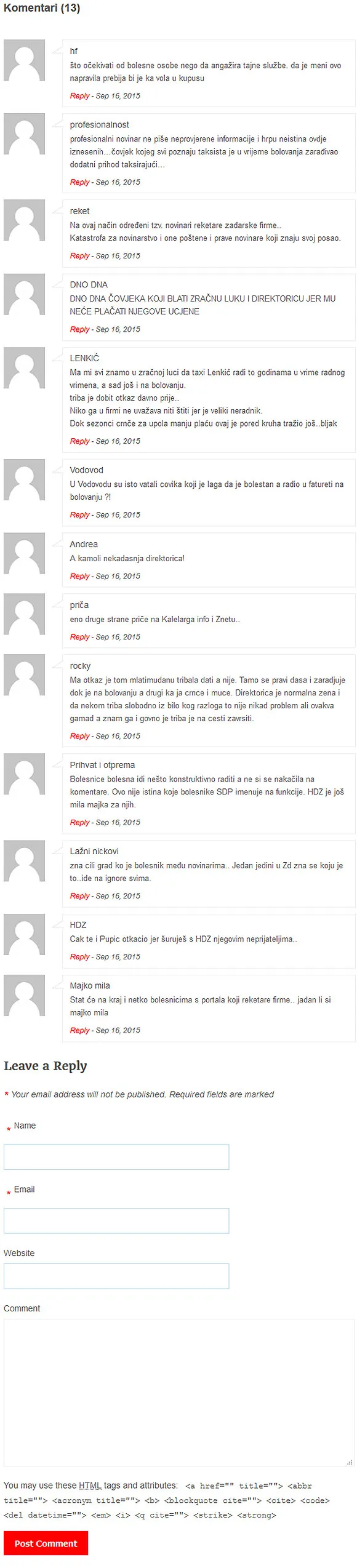 Direktorica Zračne luke sama sebe brani i piše nebulozne komentare pod različitim nadimcima?