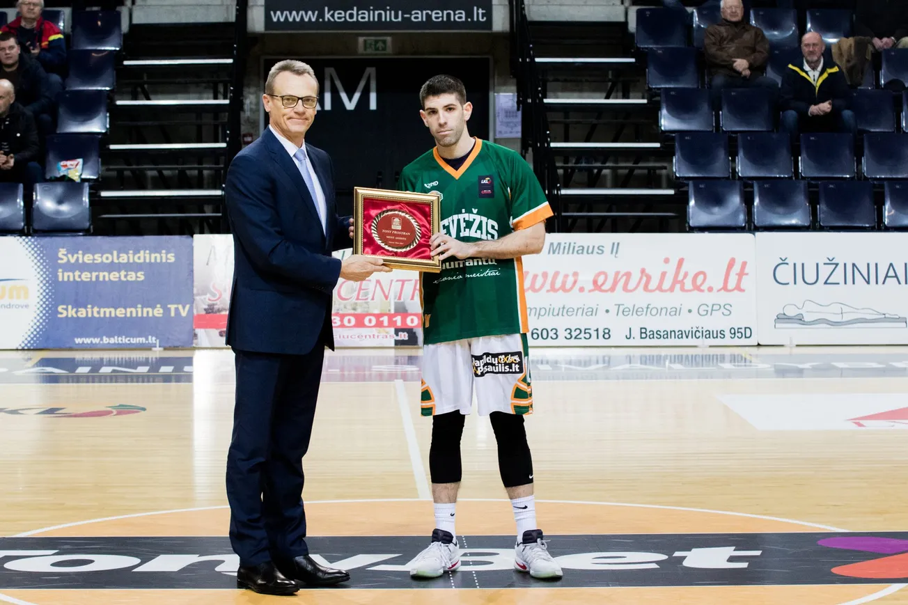 Toni Prostran proglašen je najboljim asistentom Baltičke lige. U prosjeku je imao čak 8,9 asistencija po utakmici!